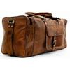 Goat Leather Men Travel Gym Bag Luggage Duffel Genuine New Vintage Brown New