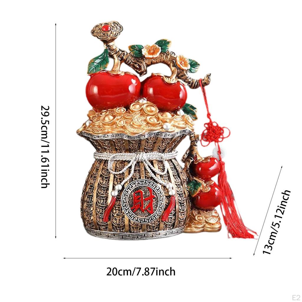 Feng Shui Decor Statue Figure Table Decoration, Prosperity Sculpture for Living Room, Entrance