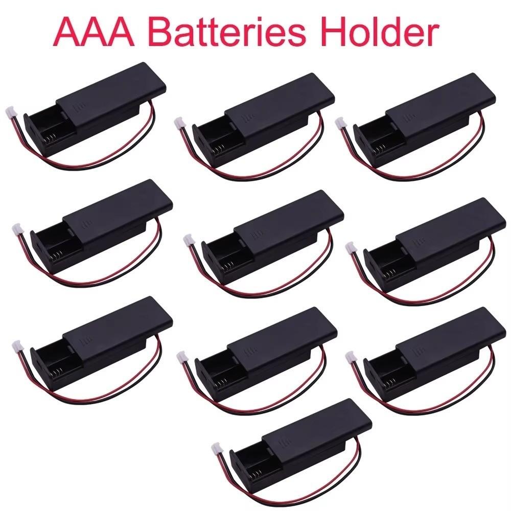 2 AAA Battery Battery Case 3V Battery Box Practical 2 AAA Battery Holder Battery