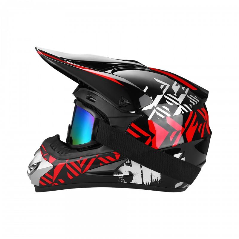 Full Face Motorcycle Helmet Men Women Adult Racing Off-Road Dirt Bike ATV Quad BMX Mountain Downhill