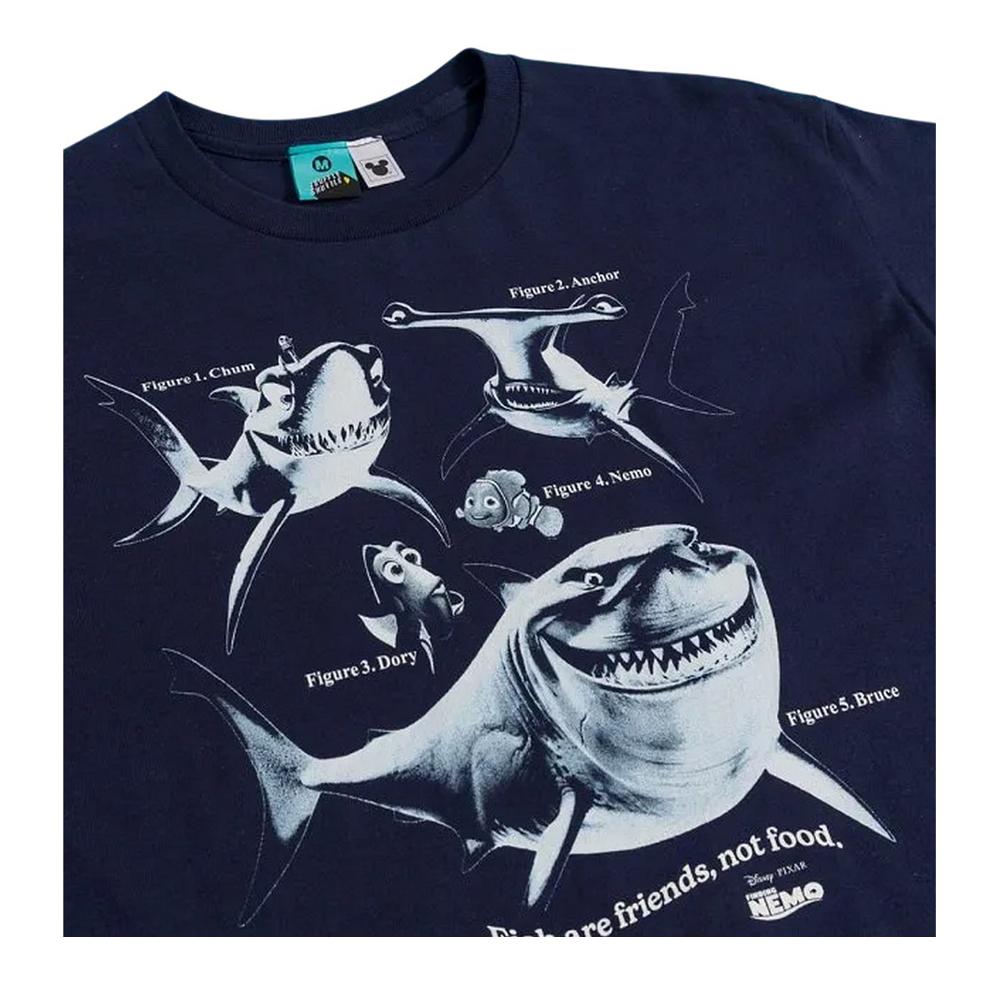 Finding Nemo Unisex Adult Fish Chart T-Shirt