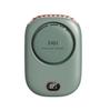 New Mini display neck fan Outdoor portable handheld creative usb charging small fan can stand on the desktop