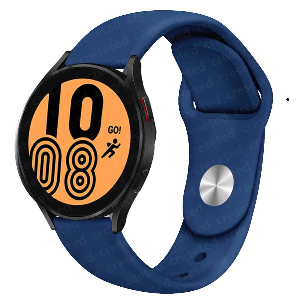 20mm/22mm Watch Straps For Samsung Galaxy watch 7/6/4/classic/5 Pro/Gear S3 Silicone bracelet Huawei watch GT 2/2e/pro/3/4 band