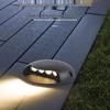 LED Waterproof Outdoor Turtle Back Step Light: In-Ground, Side-Emitting Walkway Illumination
