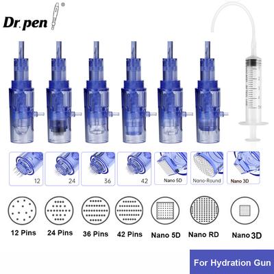 10 pezzi sostituibili usa e getta Hydra Meso Pen cartucce ago Derma Pen Sostituisci gli aghi per Hydra Gun Mesoterapia Liquid Injecto Tools Derma Stamp Pen