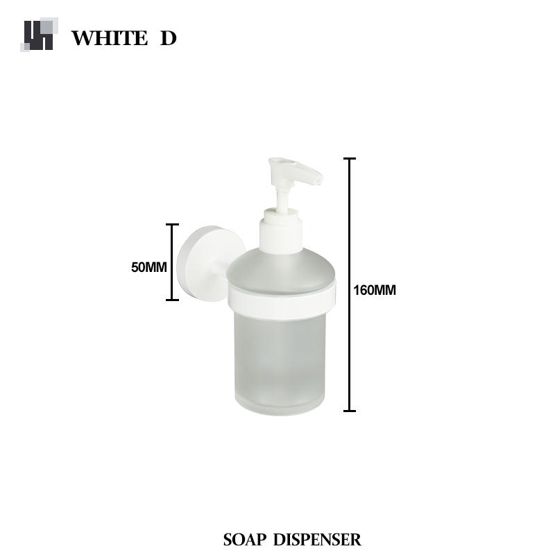 Dozator de săpun montat pe perete, dozatoare de săpun din oțel inoxidabil, detergent de bucătărie, pompă, sticlă, săpun, dozator de perete pentru baie