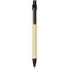 Pen of cardboard recycled and plastic of corn "Berk" (black ink) Deep black