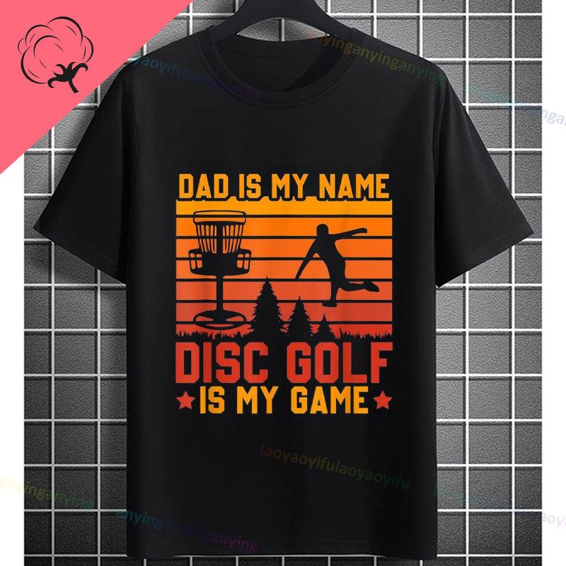 Lustiges Ich Liebe Es Wenn Meine Frau Mich Disc Golf Spielen Lässt Grafik T-Shirt 100% Baumwolle Kurzarm Humor Stil Lässiges Sport T-Shirt