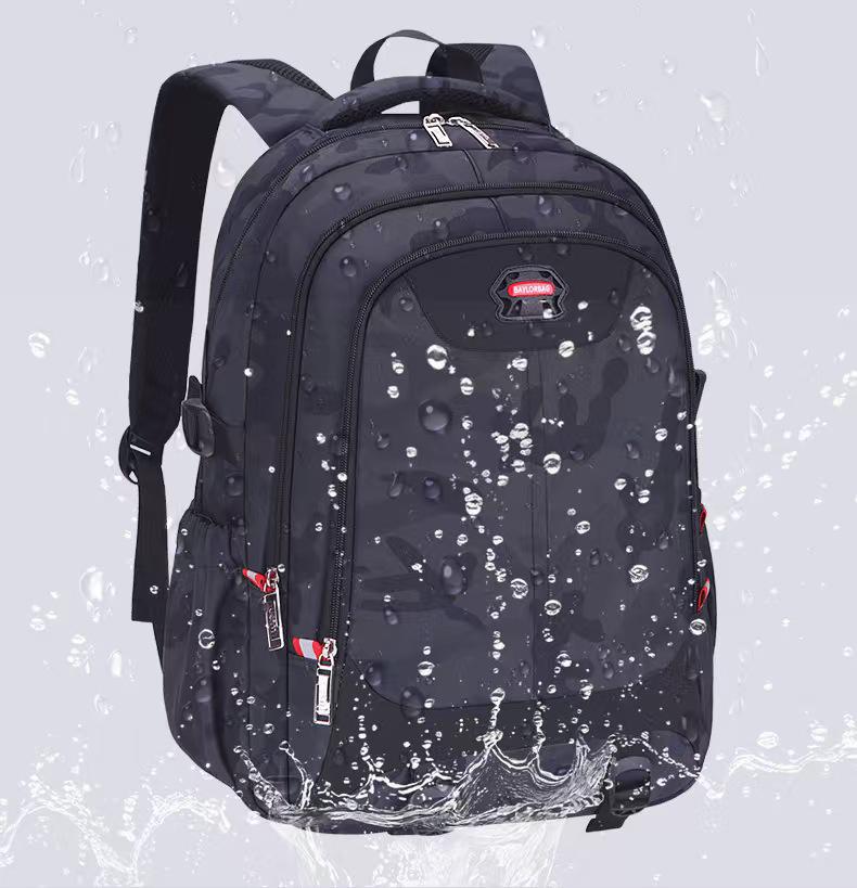 Camouflage Schoolbag: Ergonomic Backpack with Multi-Compartments for Students and Adults