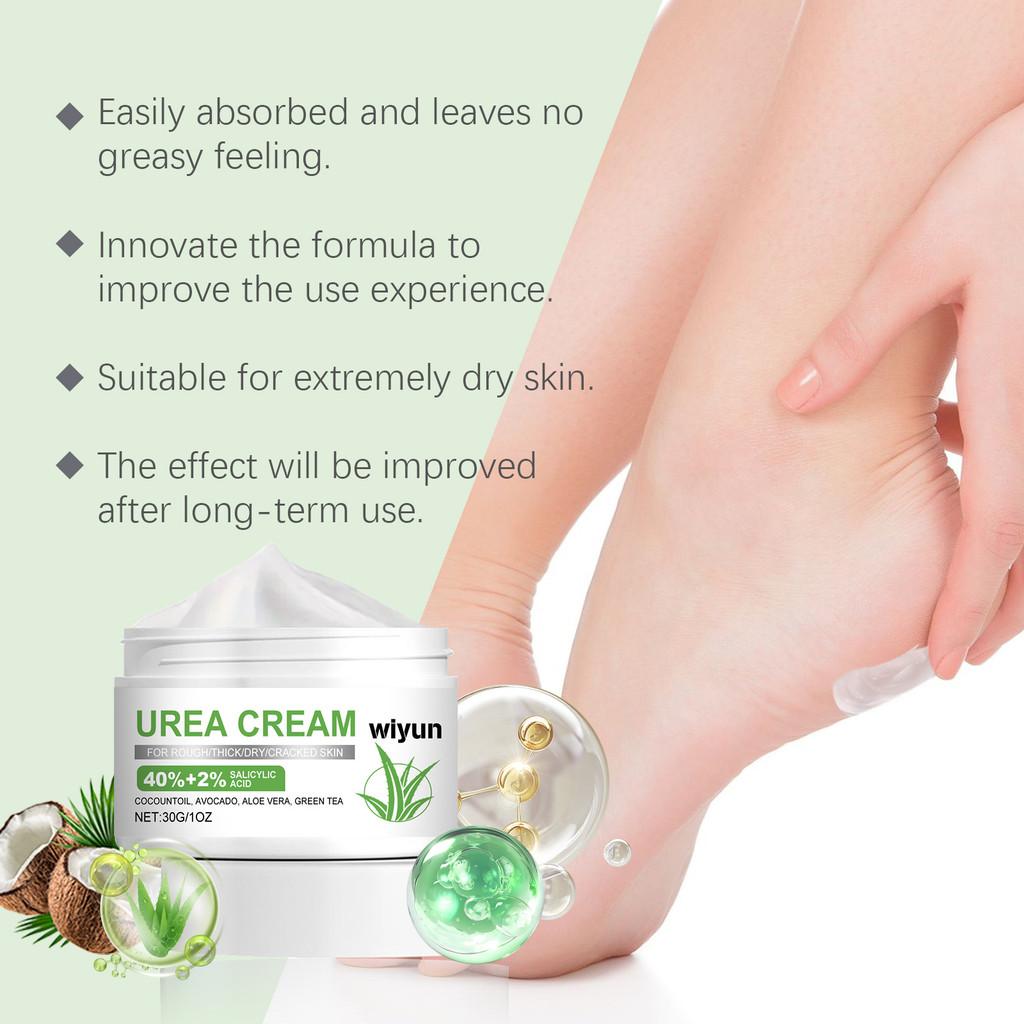 Wiyun Urea Foot Cream Softening And Moisturizing For Dry Cracked Heels And Feet