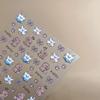 YITU Cartoon Dog Nail Stickers - Bow, Heart, Paw, Self-Adhesive Decor (YT4400)