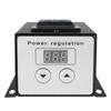 SCR Electronic Voltage Regulator Black US Plug AC 220V 10000W Temperature Speed Power Adjust Controller Dimmer Thermostat