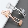 316L Stainless Steel Folding Buckle For Patek Strap For Philippe Butterfly Clasp PP Quality Deployment Button 18mm