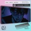 HYBXAXC Minimalist Black Anime XXL Mouse Pad NonSlip Waterproof Gaming Desk Mat Custom Keyboard Pad for Boys