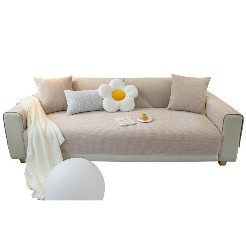 Chenille Sofa Cushion, Universal for All Seasons, Simple Modern Anti-slip Cushion, New Sofa Cover Cover