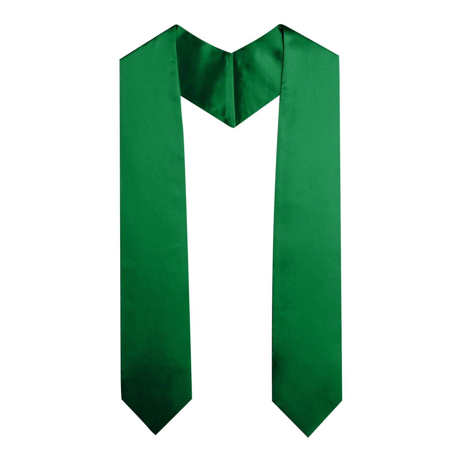 

College Student Honor Ribbon Bachelor Graduation Cape One Size зелений