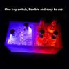 LED Ice Bucket 3.5L Large Capacity IP65 Water Proof Square 2 Layer For Champagne Drinks Beer KTV Parties Bar Home