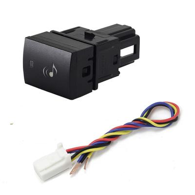 1PC DRL BSM Rearview Mirror Heat Electronic Dog Music Switch Button For Nissan Sylphy 14 New