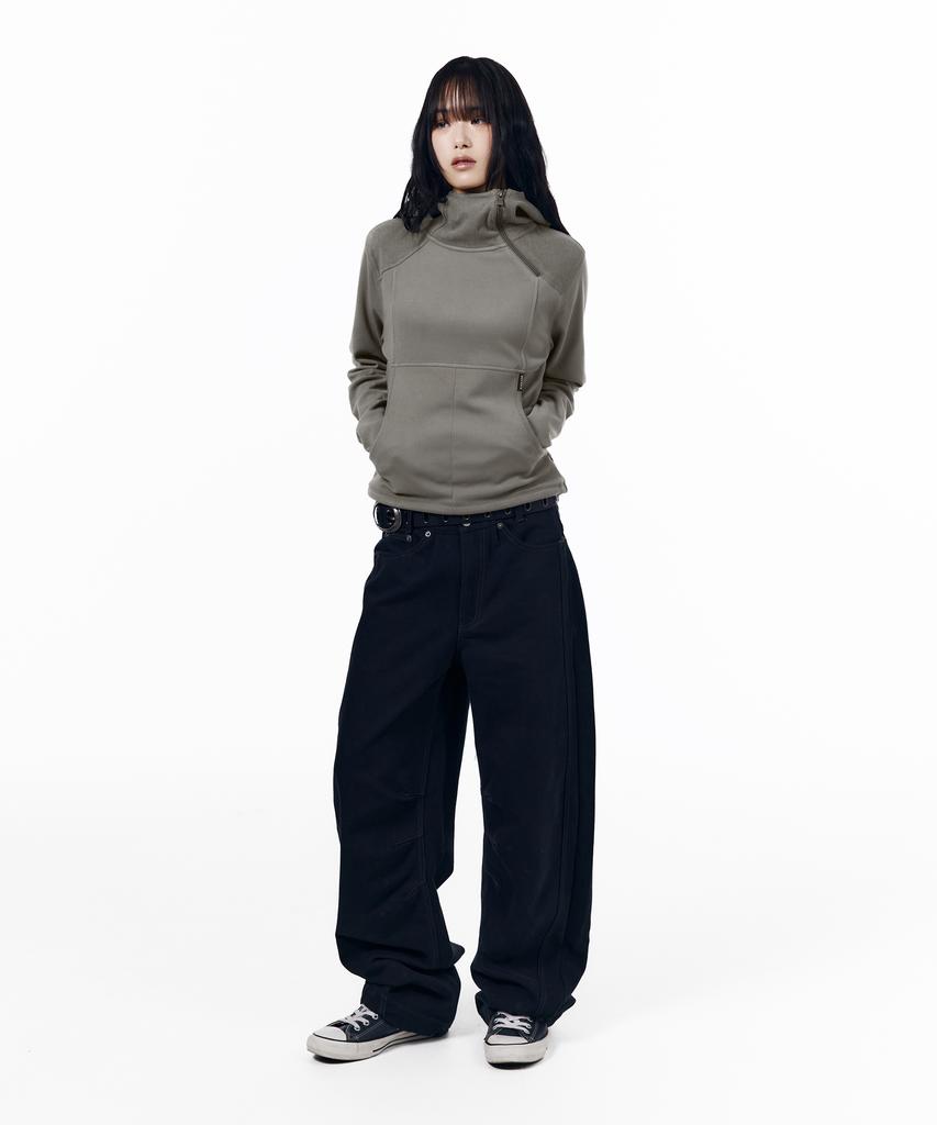 AAKAM Fleece Utility Hooded Long Sleeve (Gray)