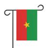 Drapeau - Burkina Faso - 32 X 47.5 Cm - Polyester - Impression Recto/verso - Jardin Extérieur
