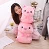 Lucky Pig Plush Toy - Cute Big Head Cushion for Girls, Gift for Holidays & Claw Machine Fun