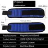 Magnetic Wristband Tool Holder with Strong Magnets for Screws Nails Drilling Bits Cool Gadgets for Men Women DIY