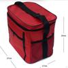 Food Cooler Bag Delivery Tote Zipper Portable Cold Thermal Cake Transport for