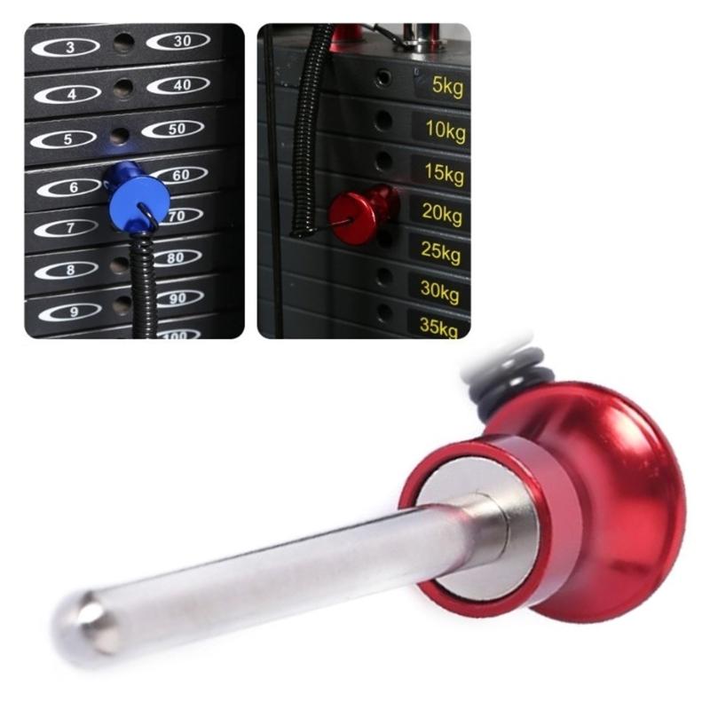 Magnetic Weight Stacks with Laynard Aluminium Alloy Fitness Weight Stack Pin Strength Training Replacement Part