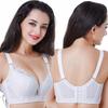Sexy Lace Breathable Gathered Adjustable Women's Underwear Thin Style Side Breasts Plus Size Bra