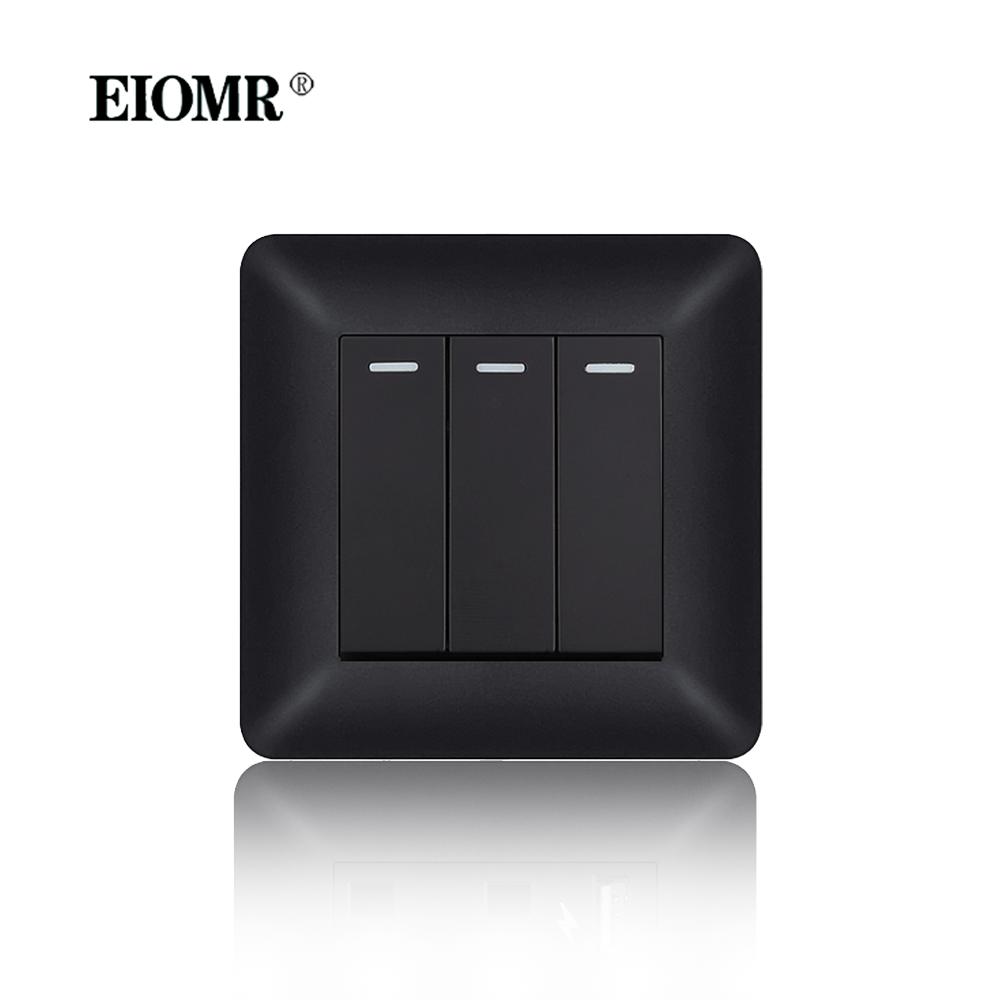 EIOMR France Standards Grounded Wall Socket 16A 250V with USB and Type-C Port Quality Curved Flame Retardant Panel Power Socket