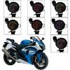 Shkalacar 5 Inch Tachometer Gauge Carbon Fiber 7 Colors Backlight, 0-11,000 RPM Measurement, Optional With LED Pointer