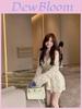 Lazy Style Knit Cardigan For Women Spring Autumn Sheer Tie Waist Lightweight Sweater Outerwear