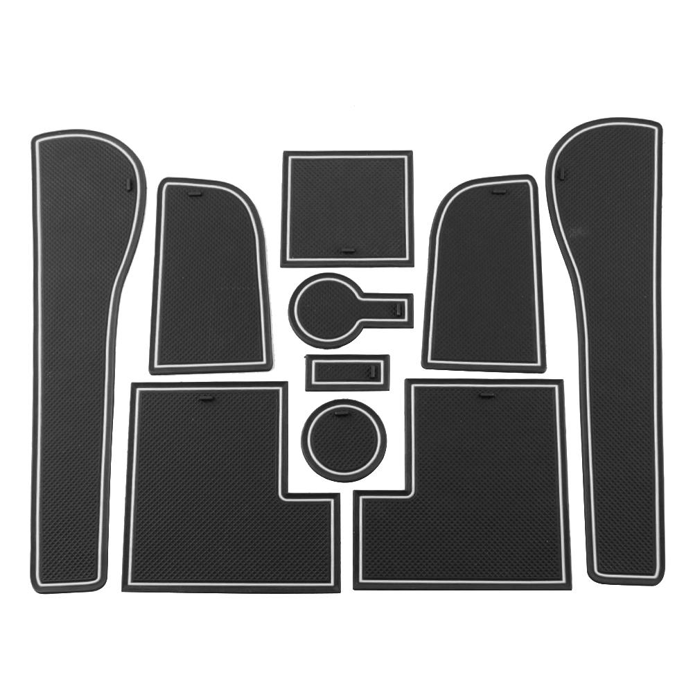 Car Door Groove Mats for Volkswagen VW Golf 7 7.5 MK7 MK7.5 2013 - 2020 Doors Gate Slot Pad Cup Mat Auto Accessories