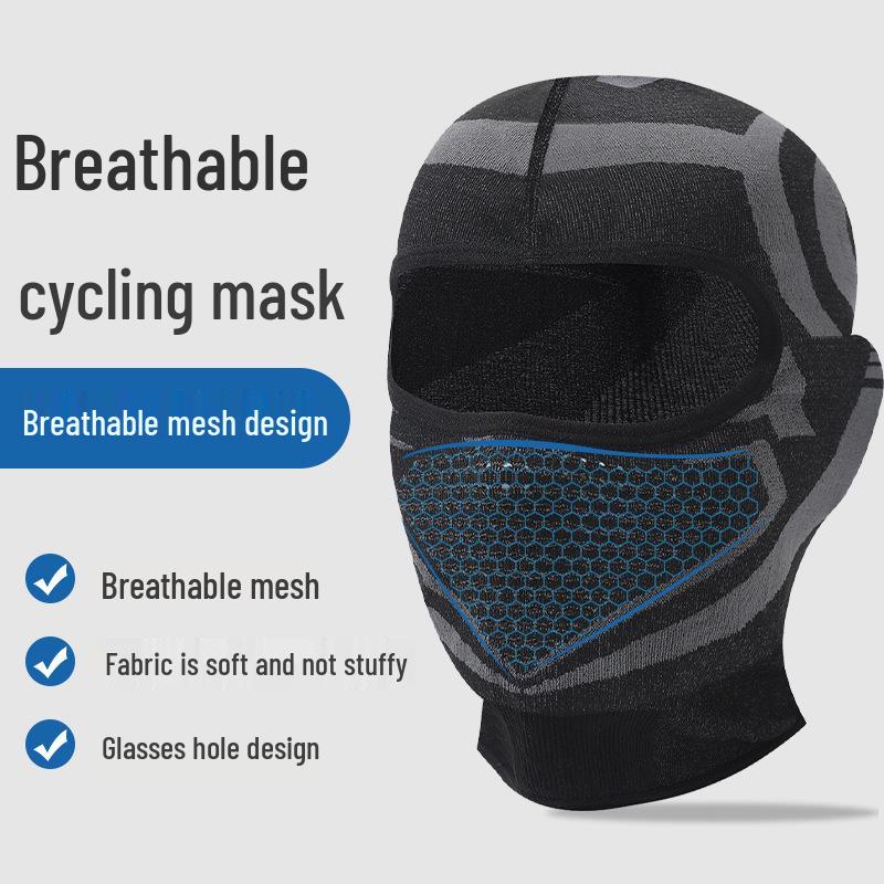 Cross-Border Cycling Face Mask: Windproof, Breathable Headgear for Autumn/Winter Outdoor Sports, Mountaineering, Skiing, Motorcycling