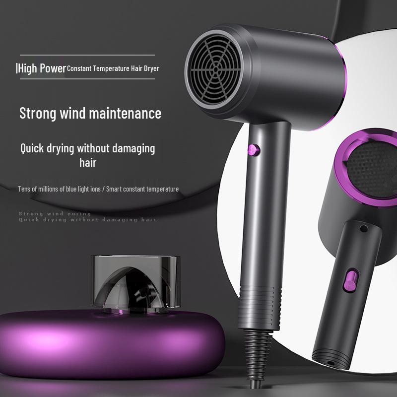 High Power Negative Ion Hair Dryer for Home and Salon Use