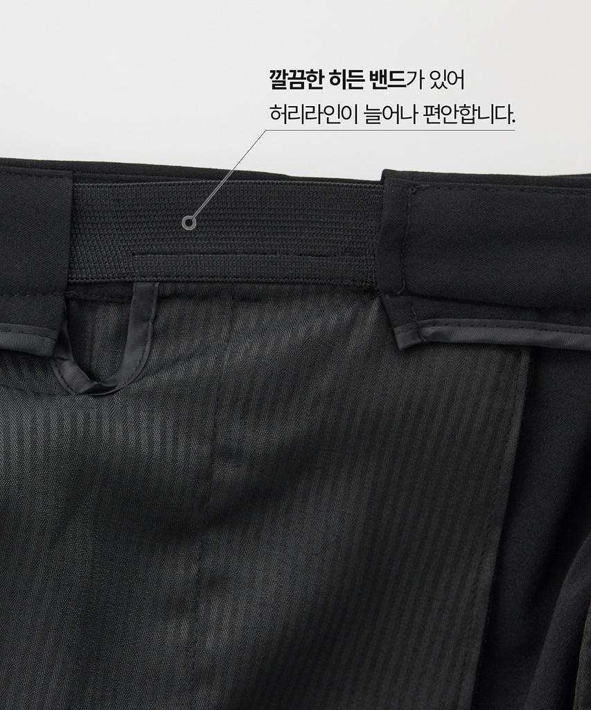 STCO Lightweight Poly Tapered Pants_Black (Tapered Fit)_Spaxb01Tsb
