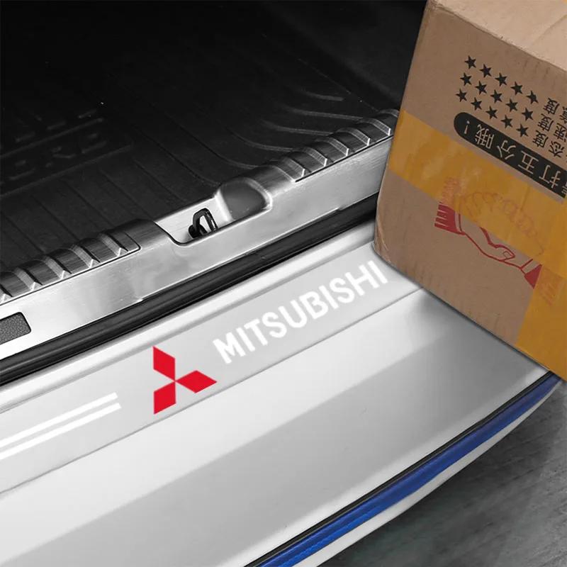 Transparent Car Trunk Badge Protective Sticker Accessories For Mitsubishi ASX Lancer L200 Pajero Sport Attrage Mirage Eclipse