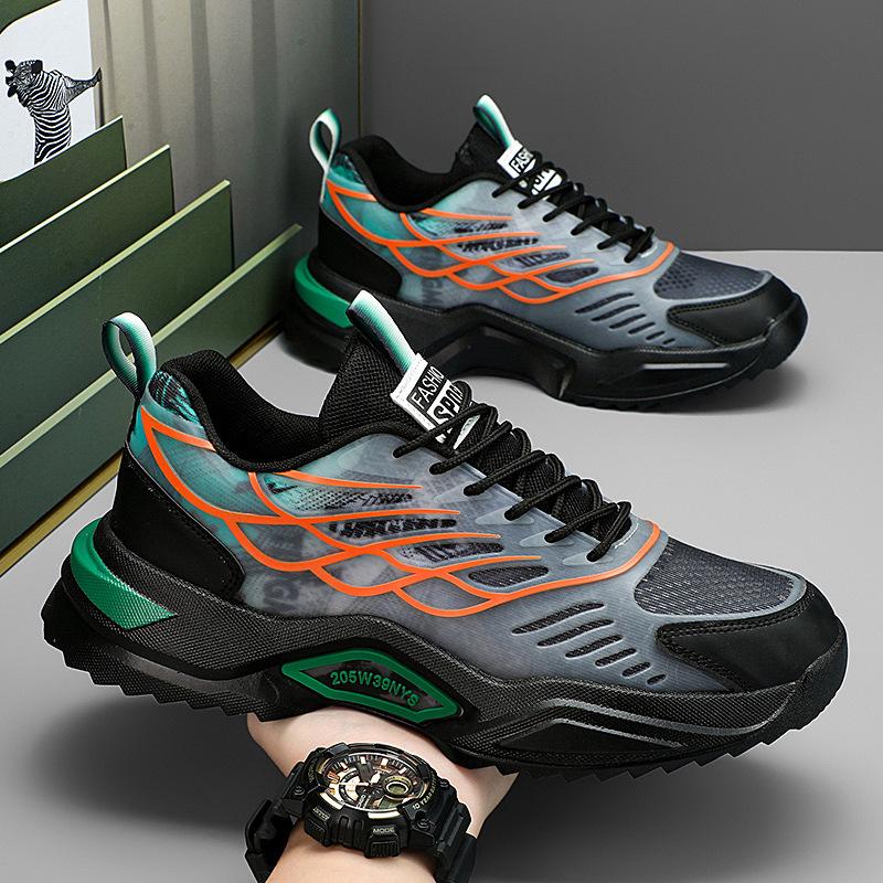 Men's 2025 New Mesh Sports Shoes with Luminous, Anti Slip, Wear-resistant, Running, Sports and Leisure for Men