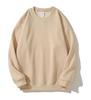 Silver Fox Fleece Sweatshirt Fleece-Lined Thickened Crew Neck Sweatshirt Men's & Women's Fashion Fall Winter Loose-Fit Drop-Shoulder Basic Sweatshirt