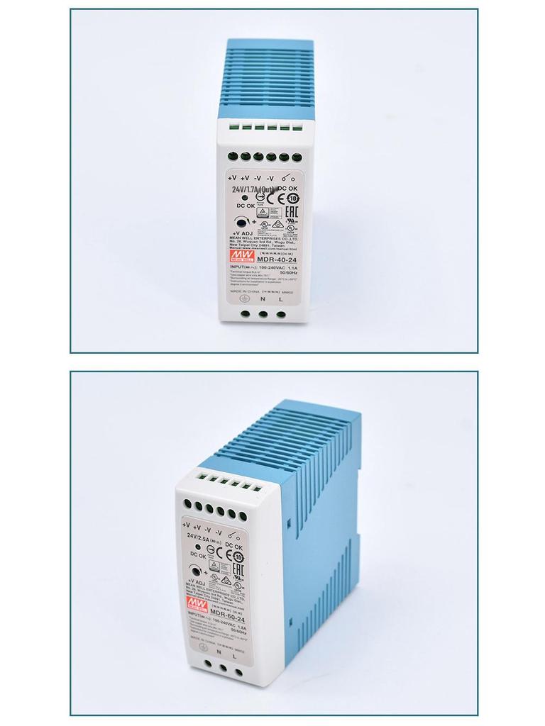 MDR Series 24V Rail-mounted Switching Power Supply, 1.7A DC Stabilized for Industrial Use