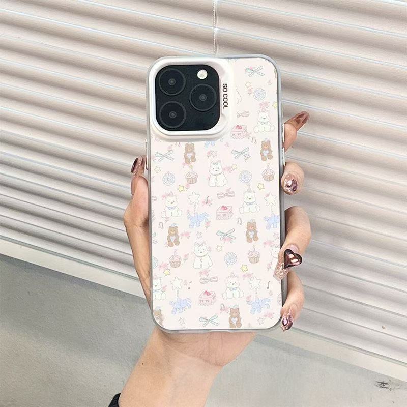 The New Cartoon Puppy Is Suitable for Iphone17 Mobile Phone Case Apple 15promax/14 Female 13pro12 Cute 16.
