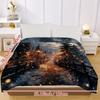 1pc Twin/Full/Queen/King Size Winter Snowy Forest Pine Tree Bedspread - Sparkling Snowflake & Twinkling Design, Shrink-Resistant