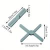 4Pcs Foldable Heat Resistant Pad Silicone Slip Insulation Pad Cup Mat Hot Drink Holder Mug Stand Table Decorations Kitchen Accessory