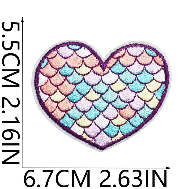 Unicorn Corolla Embroidery Cloth Sticker Fantasy Flying Horse Patch Sticker Bag Decoration Chapter Boy Rainbow Diamond Embroidery Label