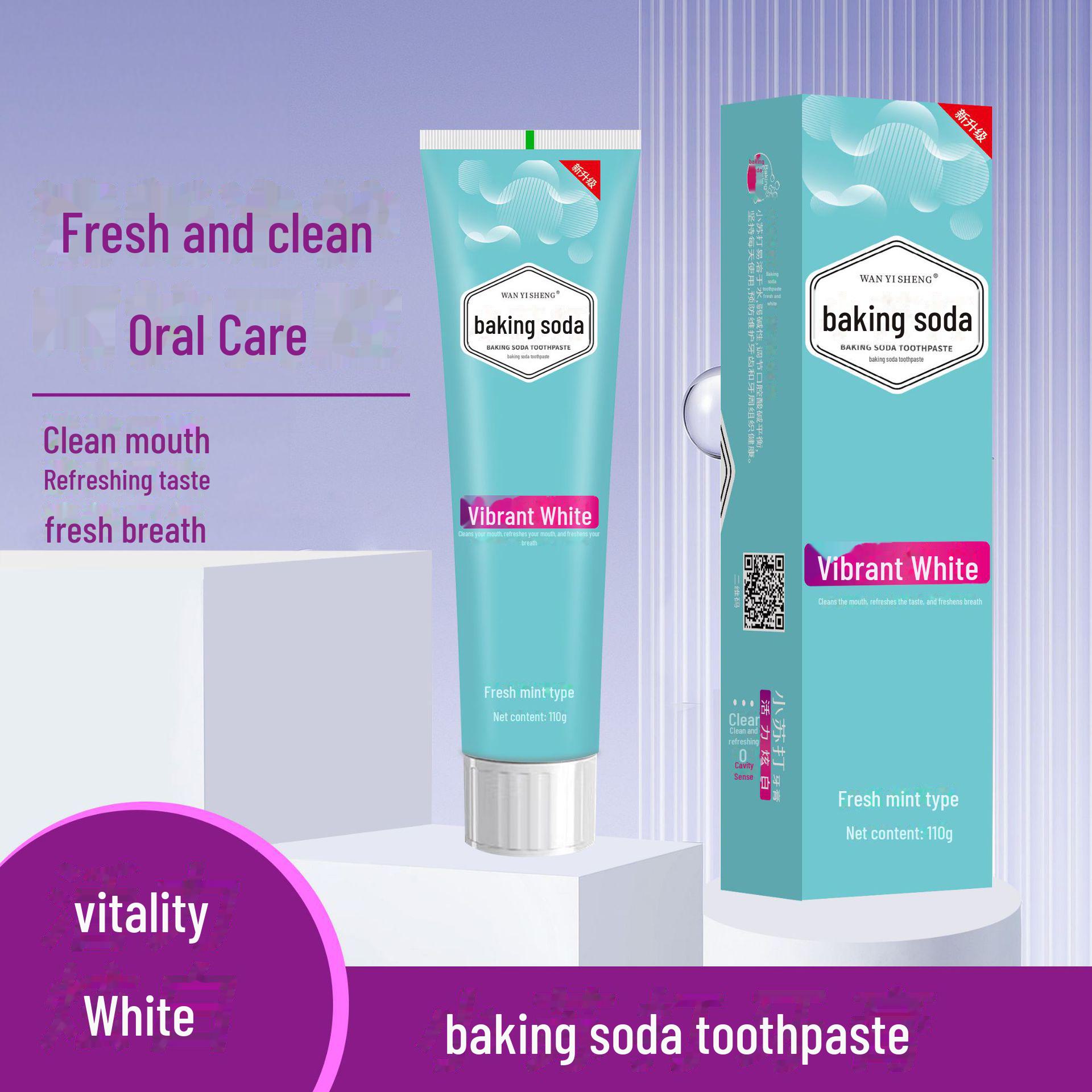 

Зубная паста Wan Doctor 110 г с содой и мятой для отбеливания и освежения дыхания