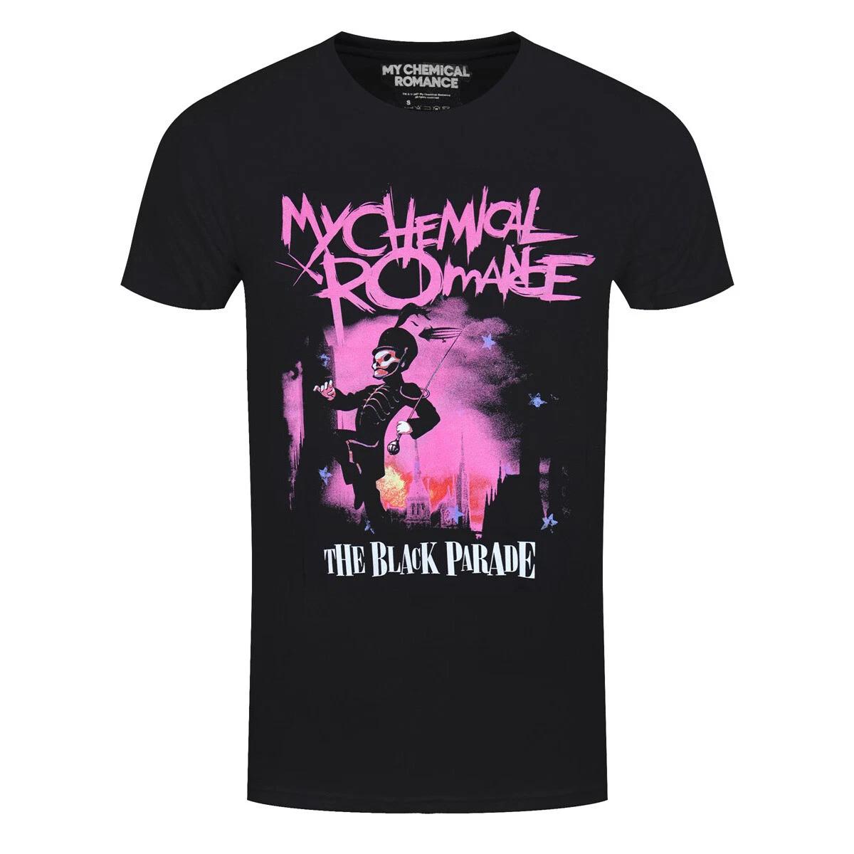 Футболка My Chemical Romance MCR Парадный марш Рок-группа Официальная Новая Черная 3XL