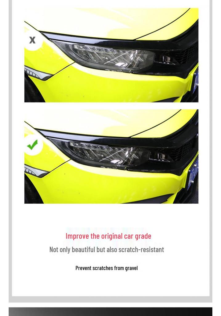 Black Warrior Smoked Headlight Film for 25 Accord Models - TPU Light-Controlled Sticker for Headlight and Taillight Color Change.