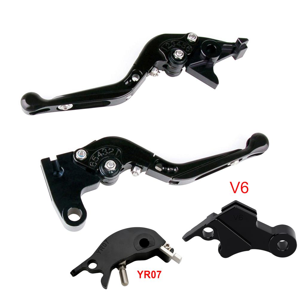 Verstellbarer Kupplungsbremshebel passend für YAMAHA XSR900 XSR900GP MT-09 MT-09SP 24-25