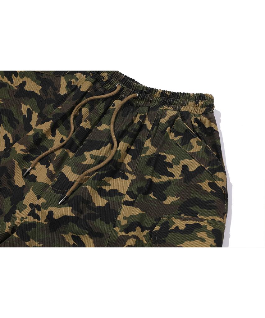 CPGN STUDIO Assassin Wide 3D Cargo Pants Camo