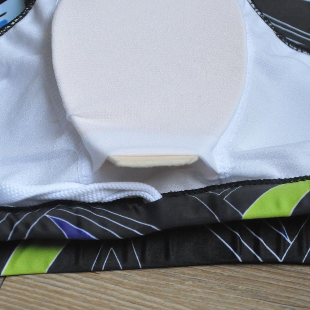 Herren-Badehose, modisch bedruckte Bikini-Shorts mit herausnehmbarer Polsterung